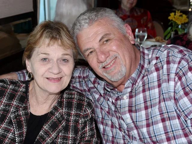 Steven Perez and his wife Pam